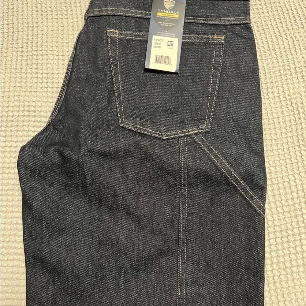 Tyndale FR Jeans Mens 36x36 Flame Resistant Utility F290T Relaxed Fit - Picture 3 of 3